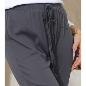 Women's Charcoal Drawstring Pants New With Tags 3X
